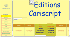 Desktop Screenshot of cariscript.fr